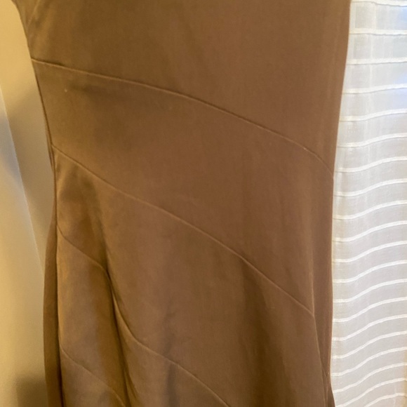 BCBG MaxAzria Sz 12 dark brown strapless dress - Picture 5 of 8